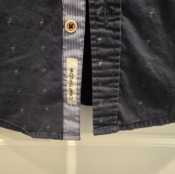 Craft and Flow, Small, Navy Blue, Button down shirt - Picture 4 of 8
